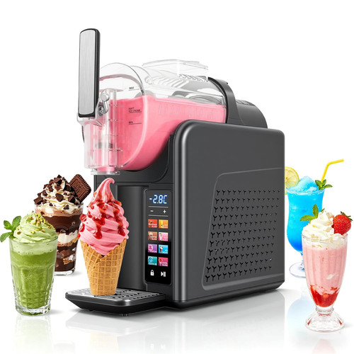 Slushie soft serve - &, ice