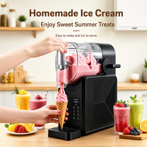 Home ice cream maker - cream,