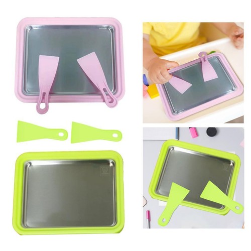 Ice cream plate maker rolled - cream,